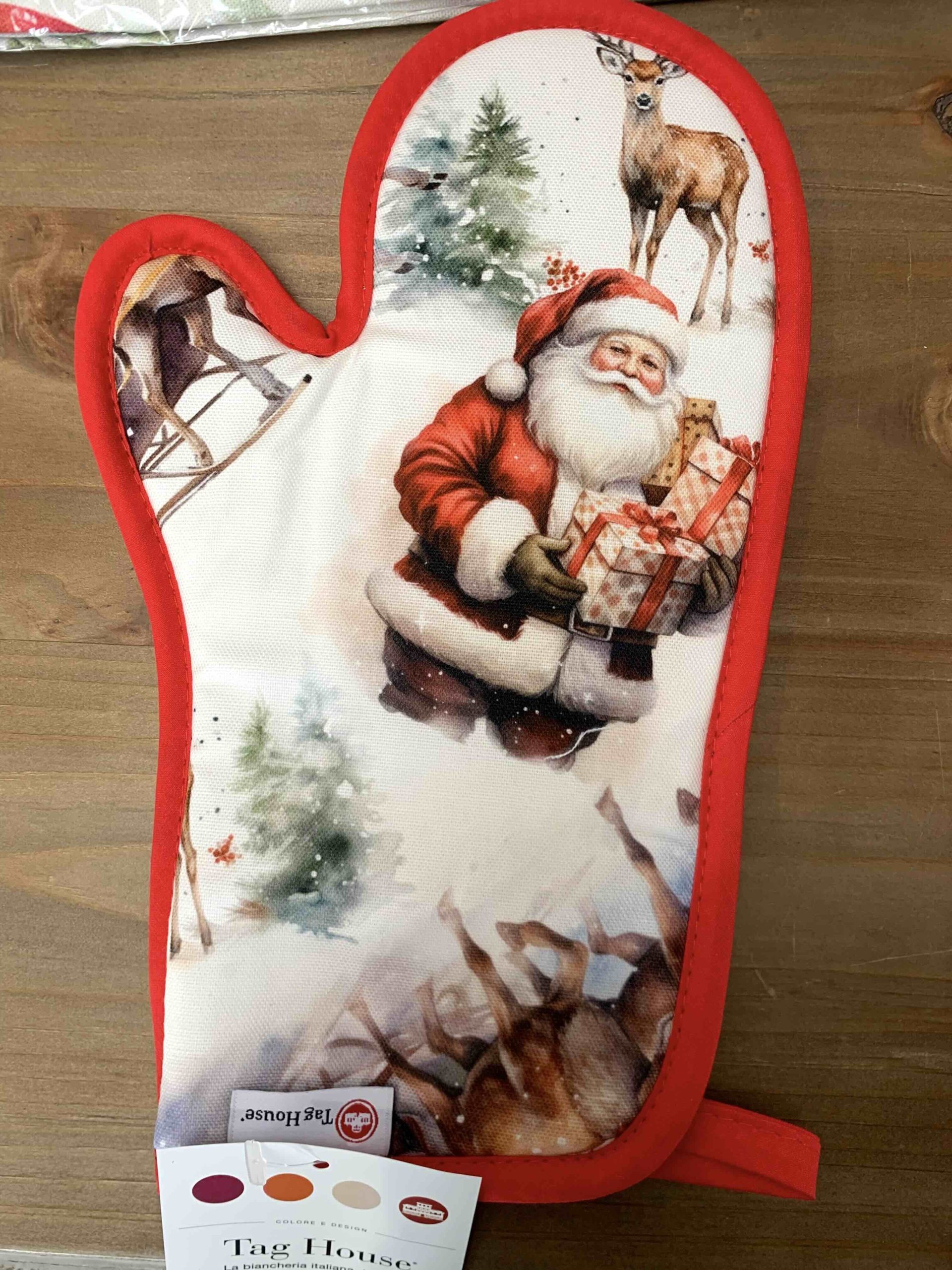 GUANTO FORNO SANTA CLAUS