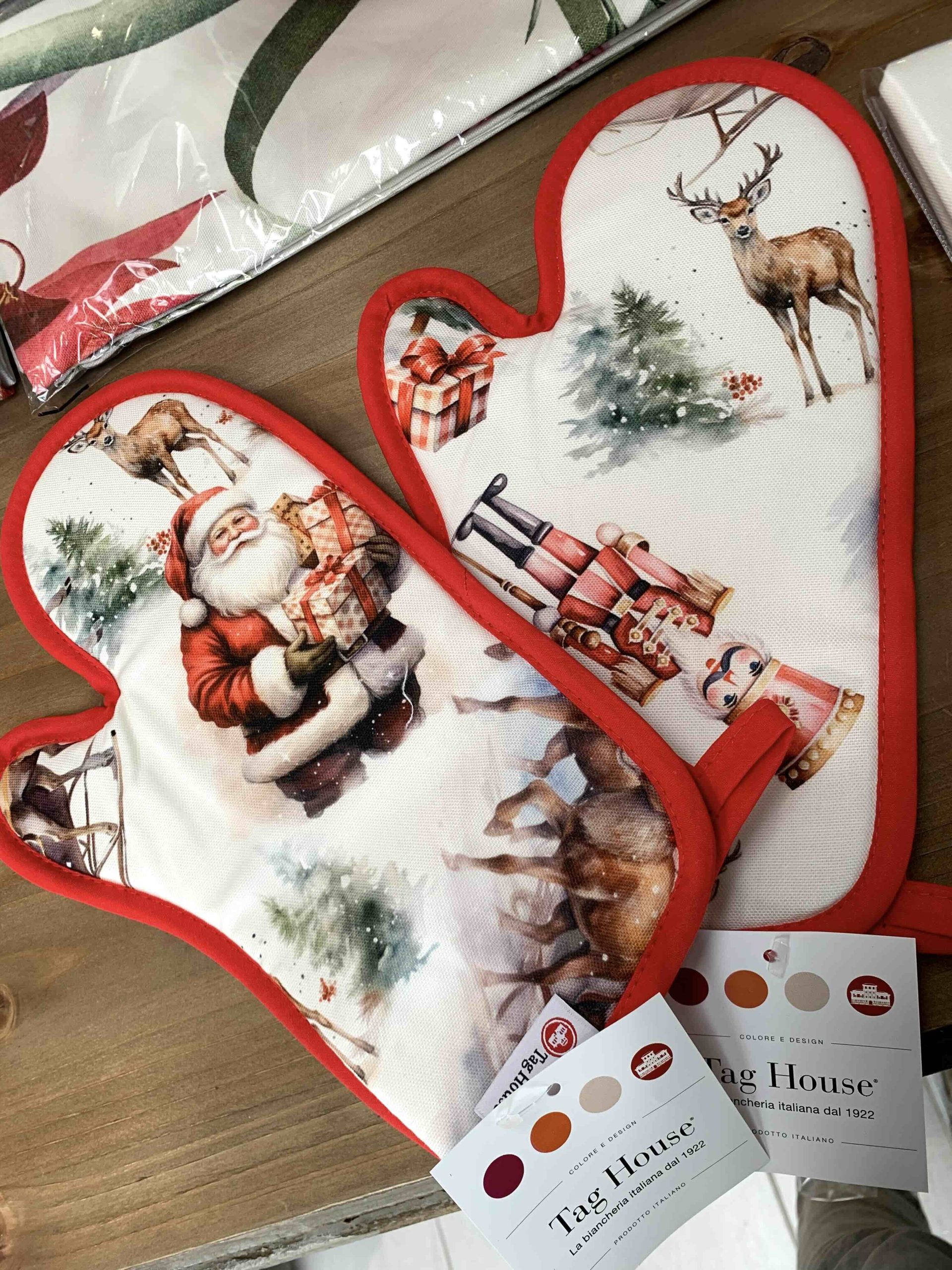 GUANTO FORNO SANTA CLAUS