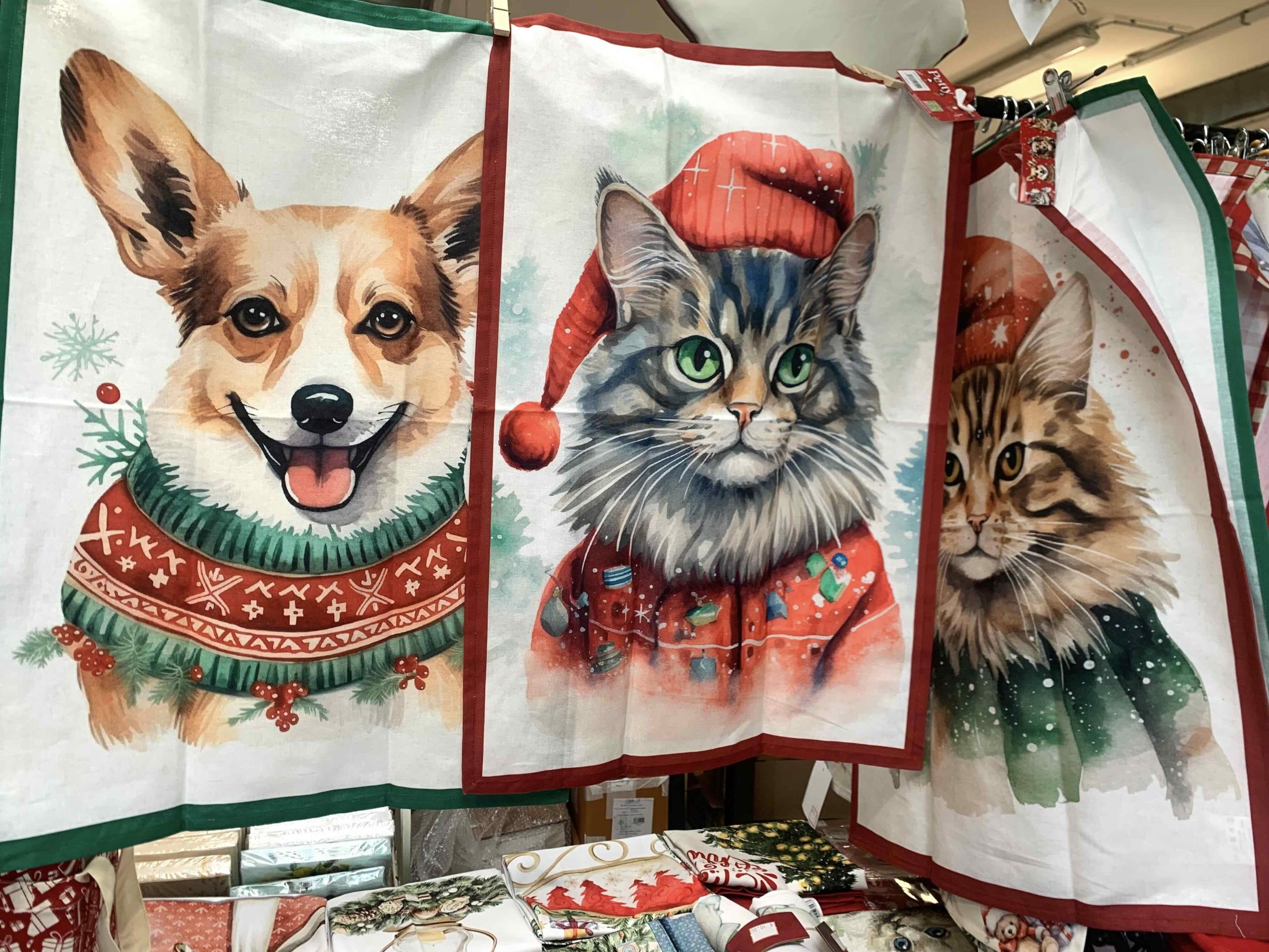 CANOVACCIO CUCCIOLI AMICI DI  NATALE