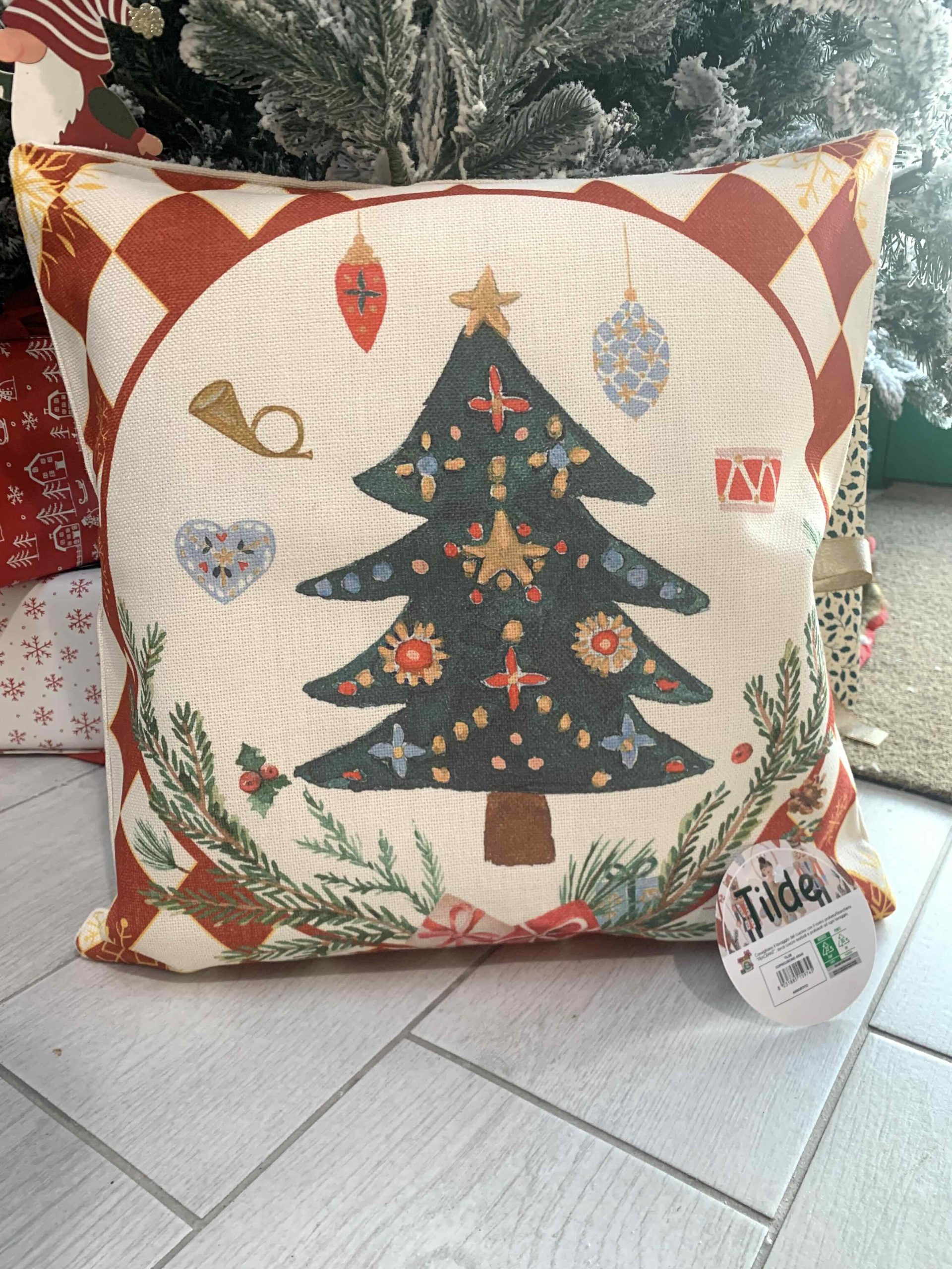 CUSCINO ARREDO TILDE NATALE
