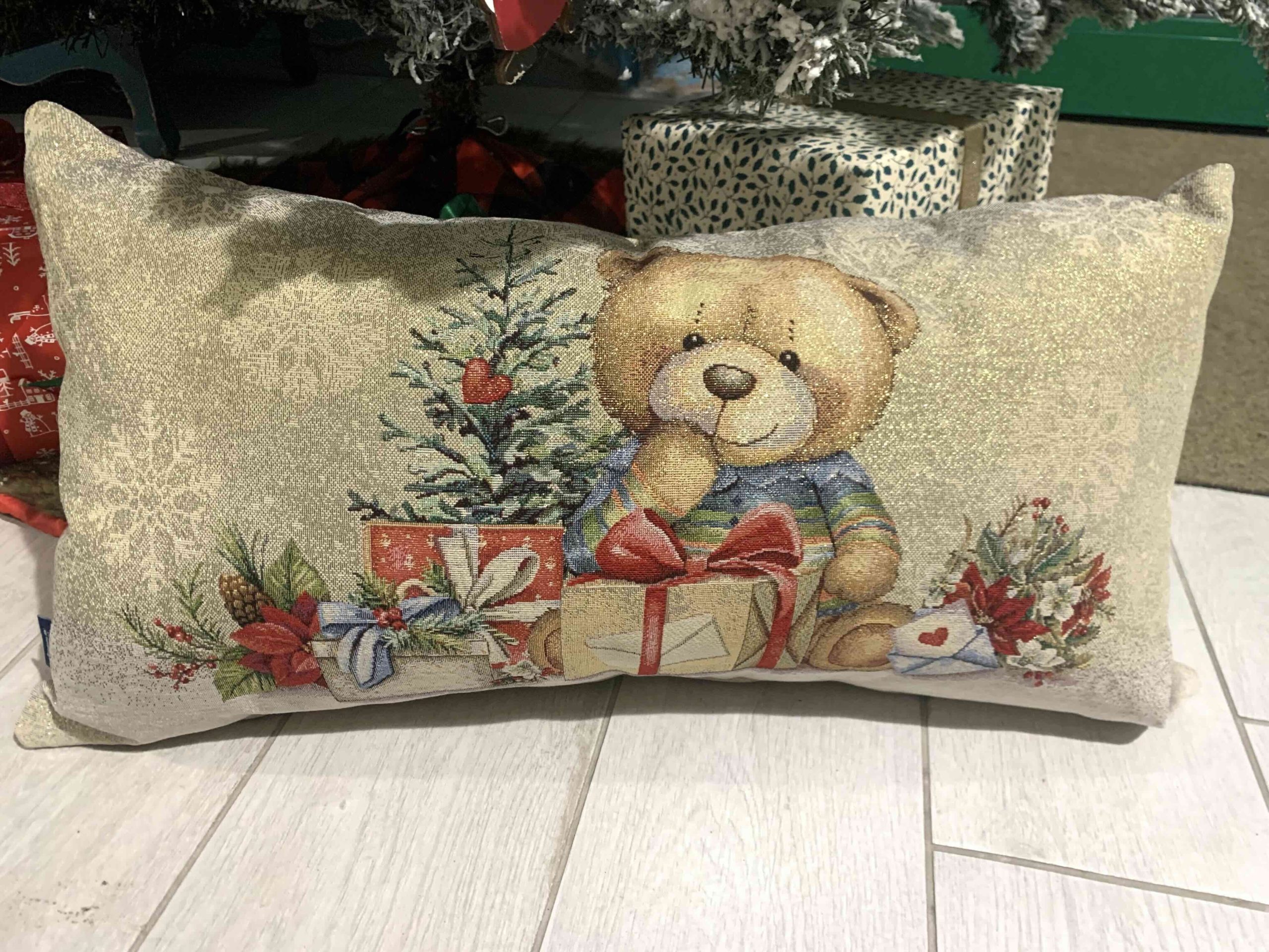 CUSCINO ARREDO RETTANGOLARE ORSETTO