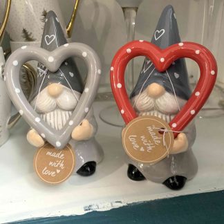 DECORAZIONE GNOMO CUORE