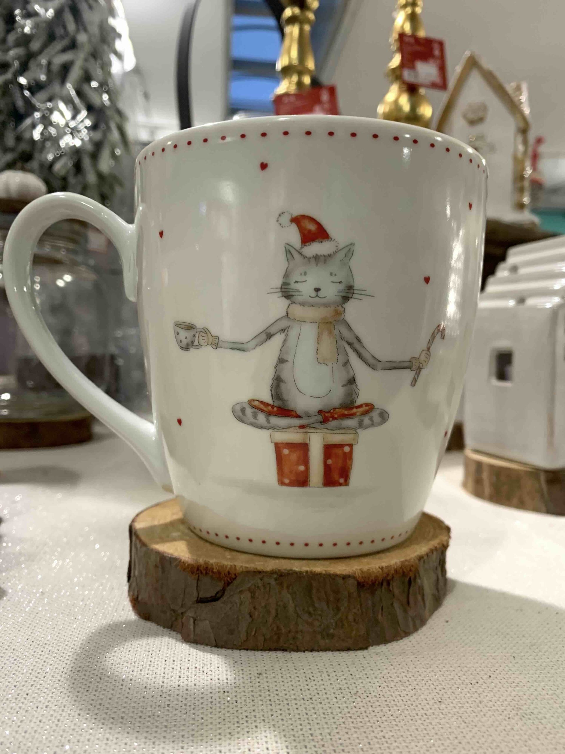 MUG GATTO NATALE