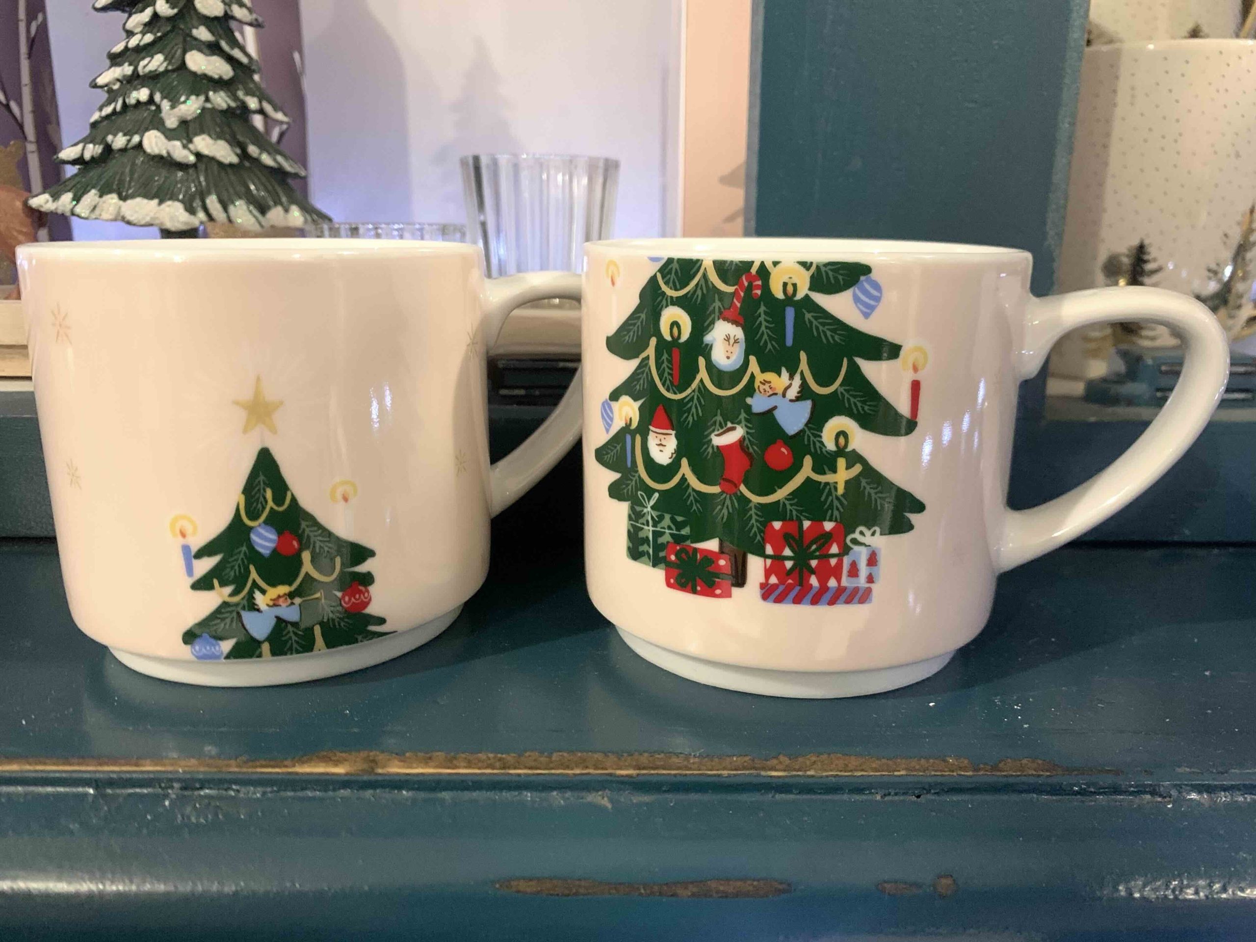 SET 2 TAZZE ALBERO NATALE