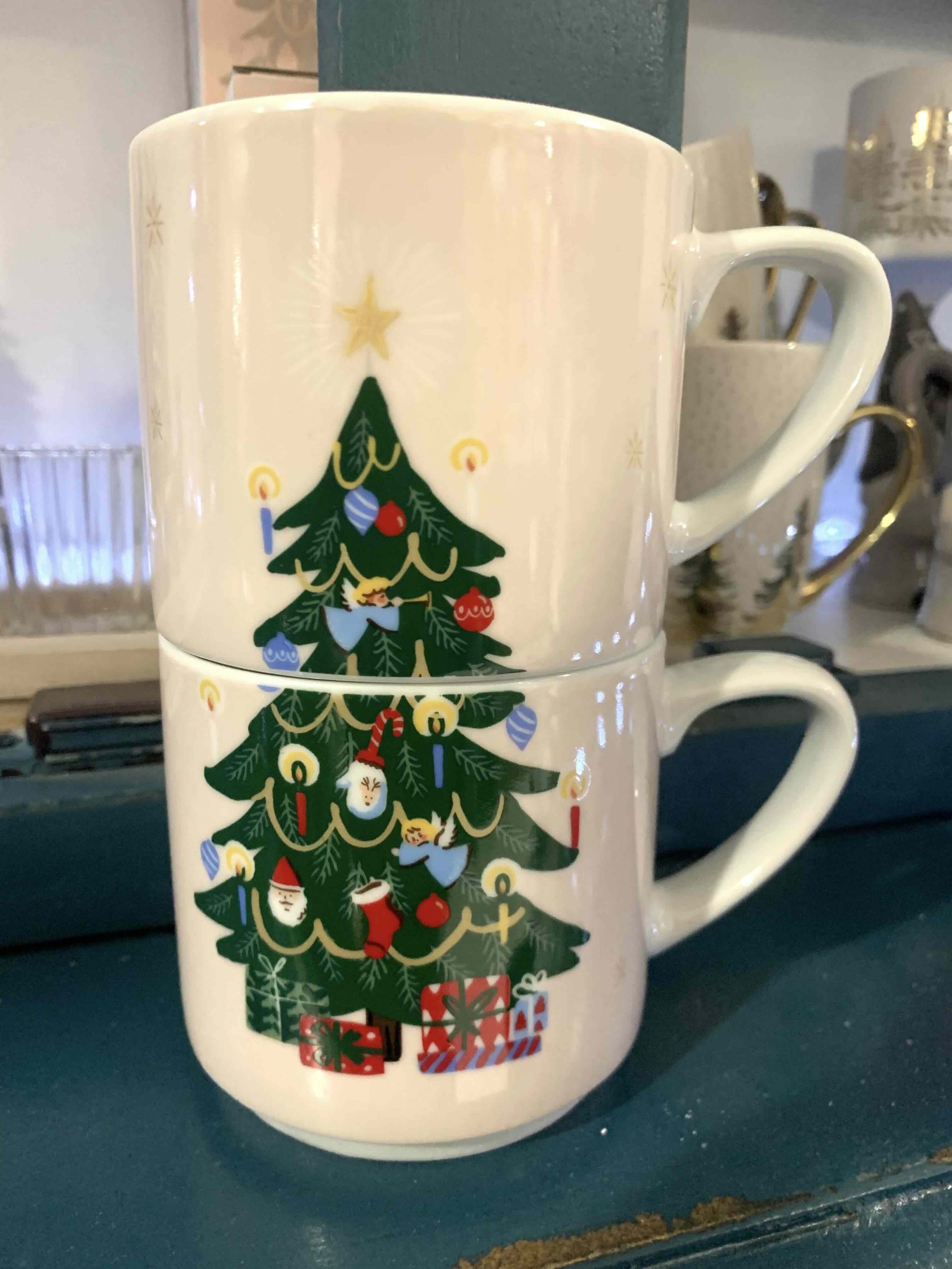 SET 2 TAZZE ALBERO NATALE