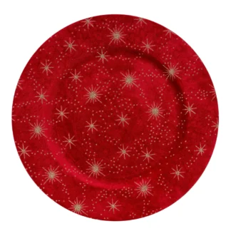 FADE SOTTOPIATTO VELLUTO ROSSO