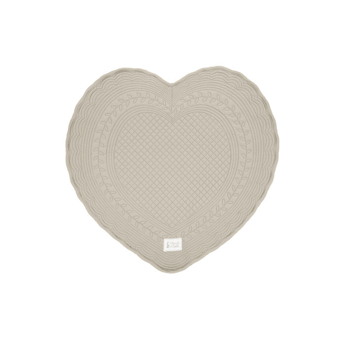 TOVAGLIETTA CUORE NUVOLE DI STOFFA GRIGIO