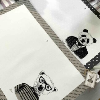 NUVOLE DI STOFFA TOVAGLIETTA AMERICANA MY FRIEND'S PANDA ORSO