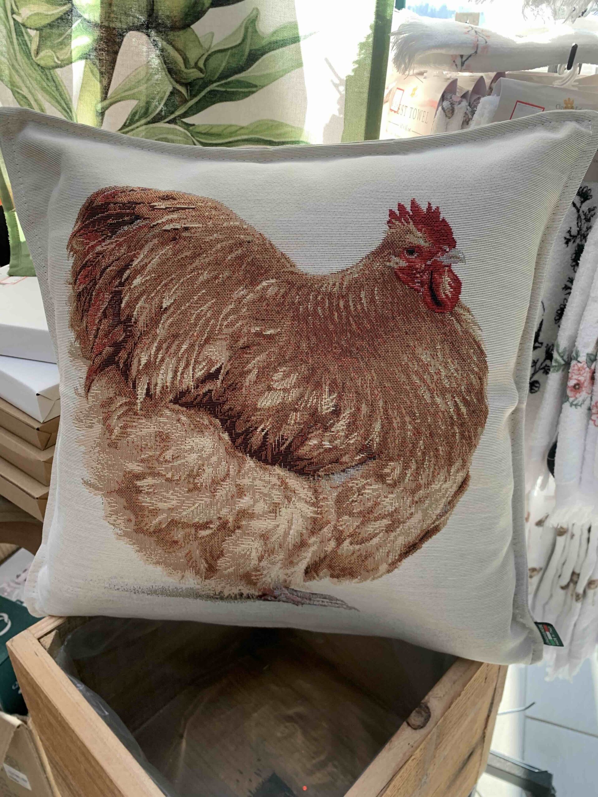 CUSCINO ARREDO GALLO