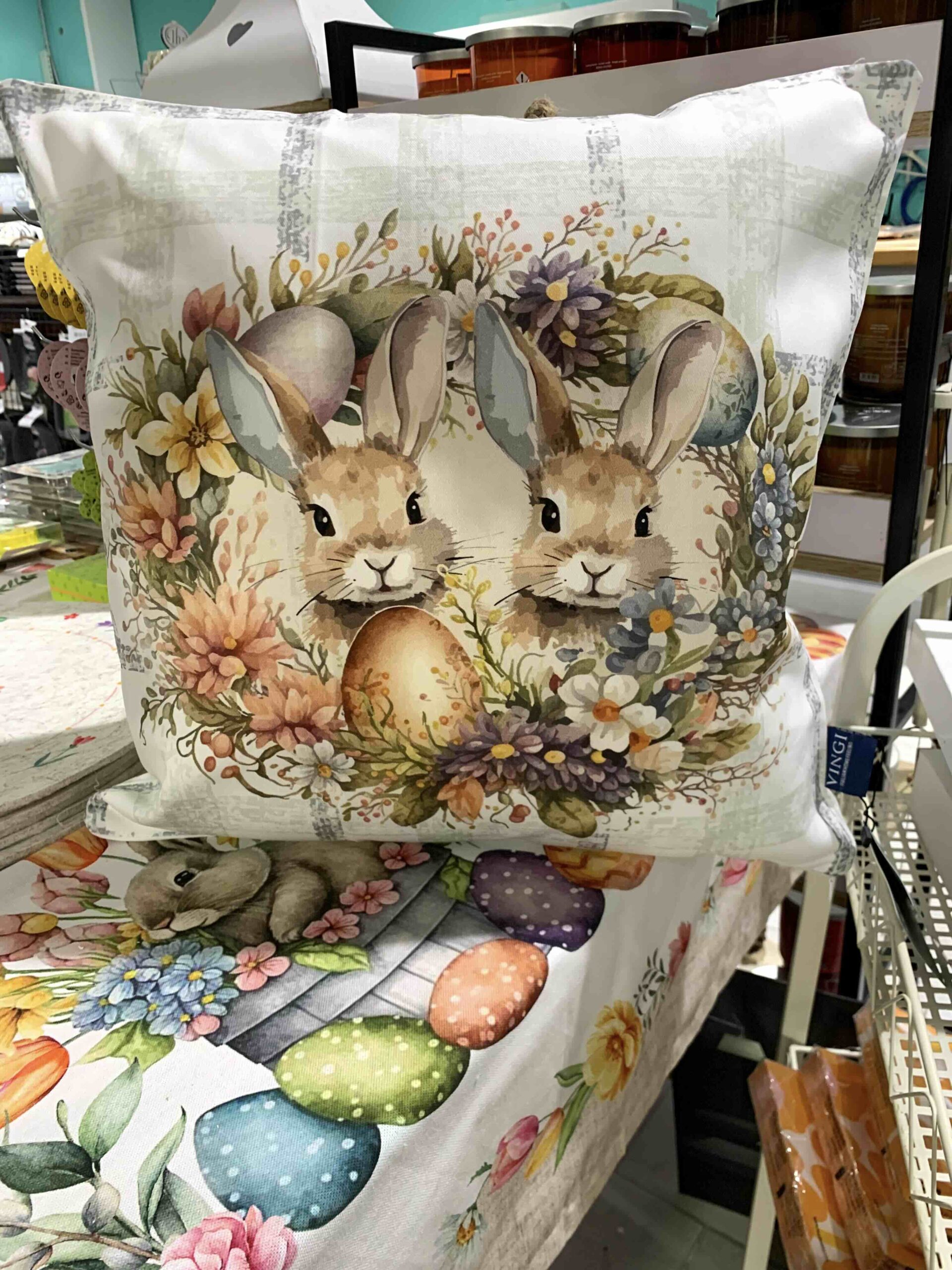VINGI CUSCINO ARREDO CONIGLIETTI PASQUA