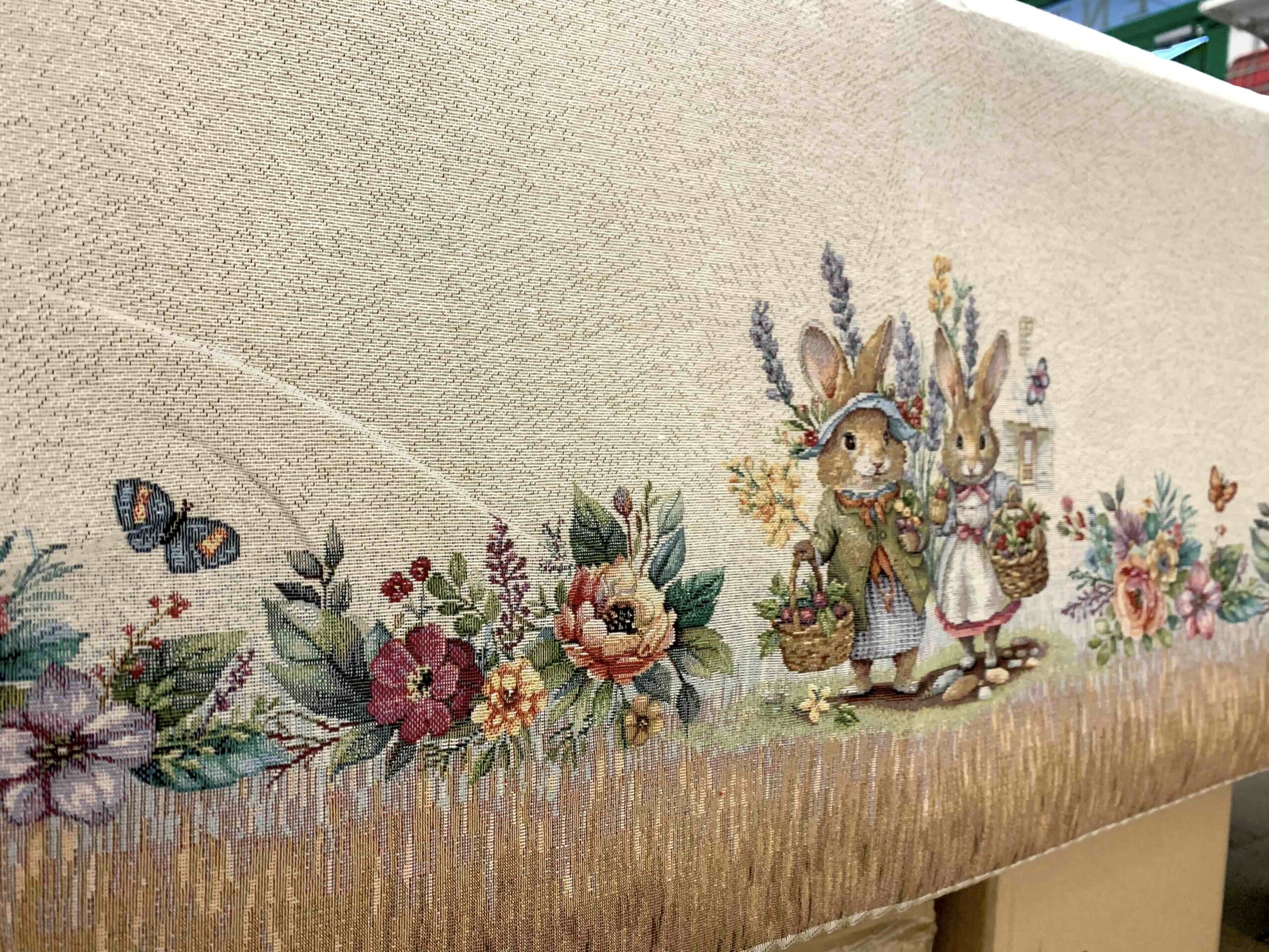 VINGI TOVAGLIA COPRITAVOLO CONIGLIETTI CAMPAGNA