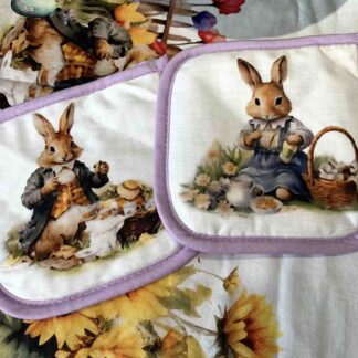 SET 2 PRESINE CONIGLI CALYA