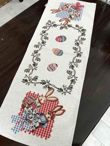 RUNNER 40X100 CONIGLIO ROSSO/BLU