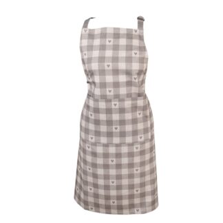 CLAYRE & EEF GREMBIULE CUORI GRIGIO