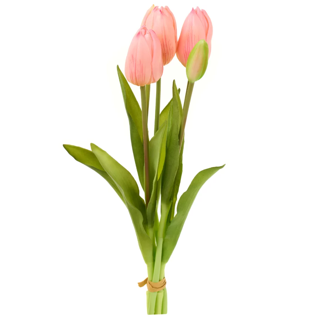 NUVOLE DI STOFFA MAZZO TULIPANI ROSA