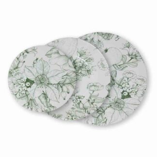 SERVIZIO TAVOLA JAGUARD VERDE