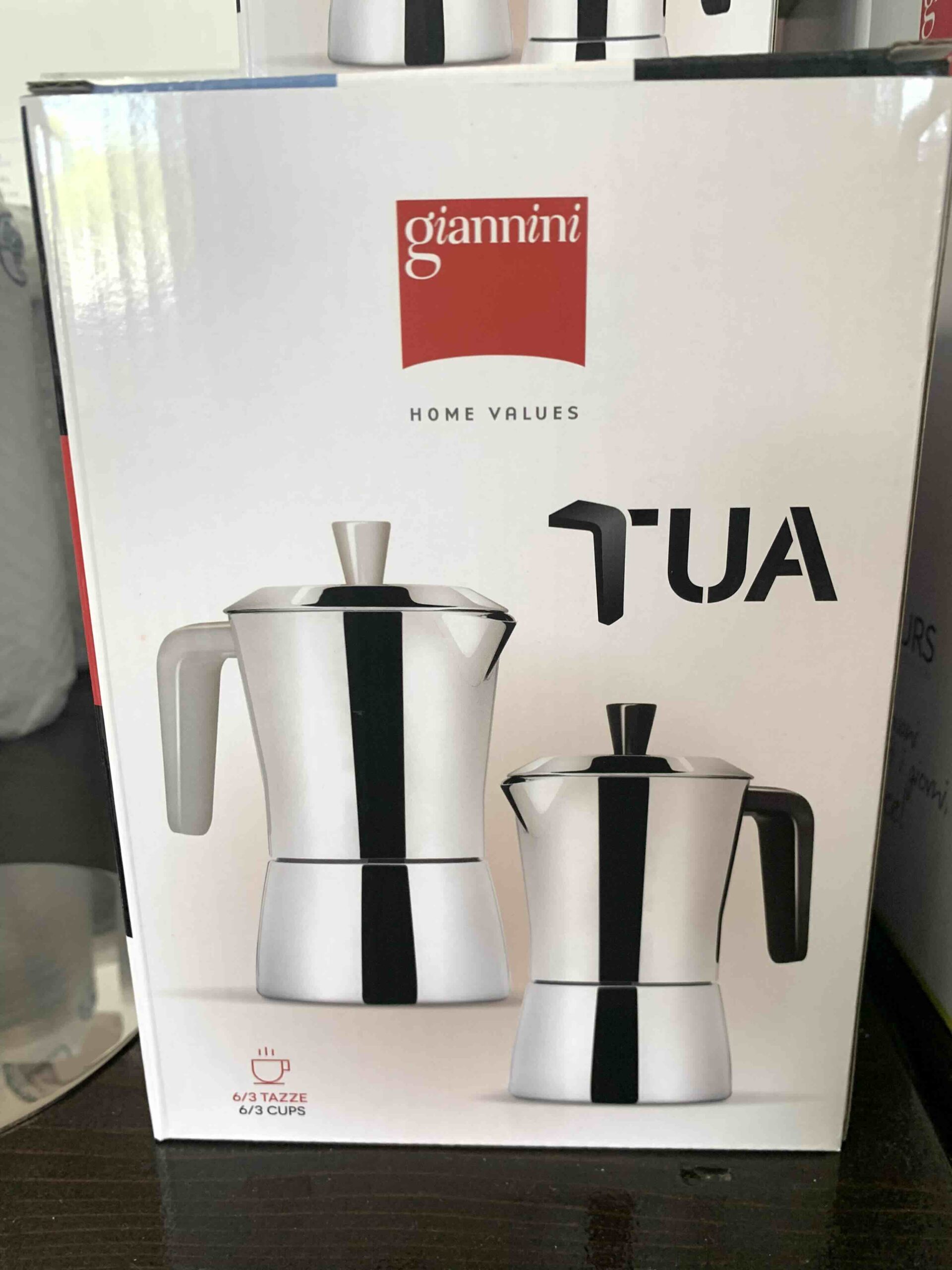 GIANNINI CAFFETTIERA TUA DA 3 A 6 TAZZE