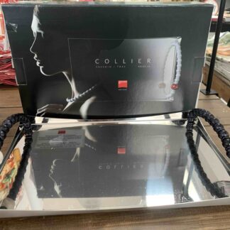 GIANNINI VASSOIO PERLE NERO COLLIER