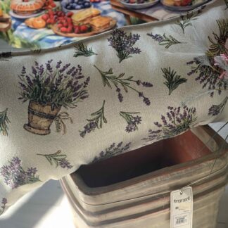 CUSCINO ARREDO RETTANGOLARE LAVANDA