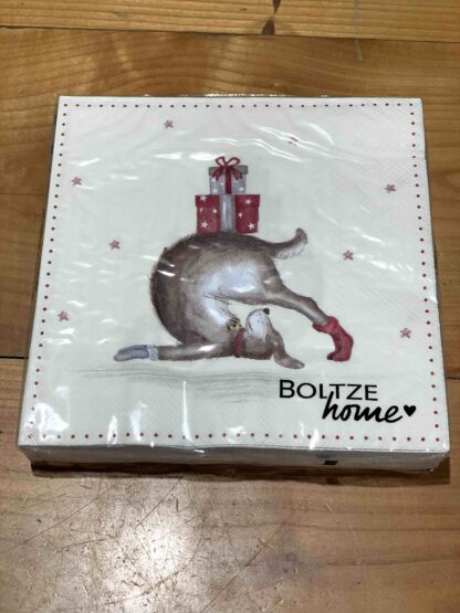TOVAGLIOLI CARTA CANE NATALE - immagine 3