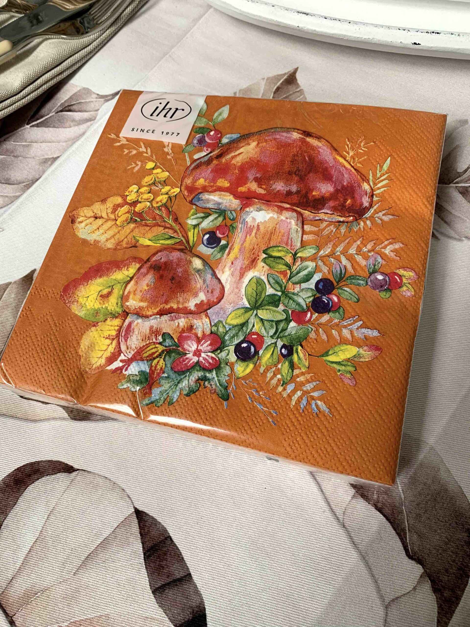 TOVAGLIOLI CARTA PORCINI ARANCIONE