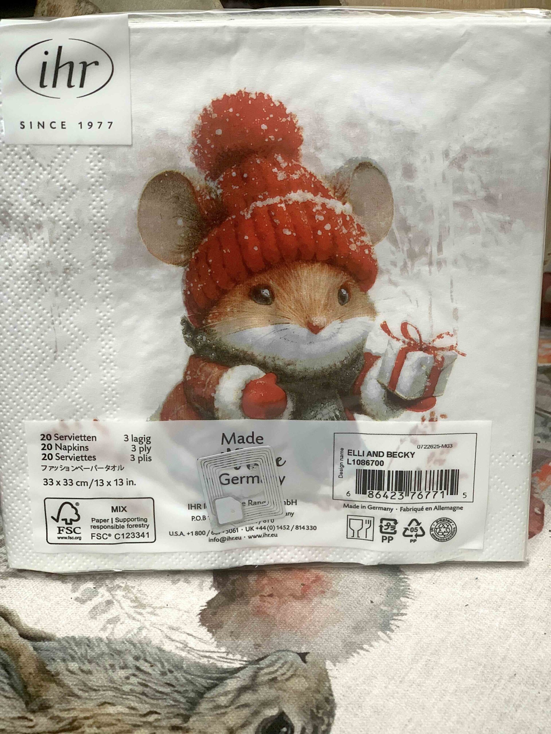 TOVAGLIOLI CARTA TOPOLINO ELLY - immagine 2