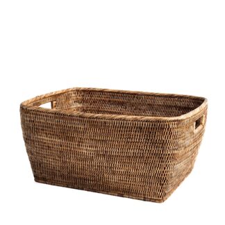 CESTA PORTA BIANCHERIA IN RATTAN