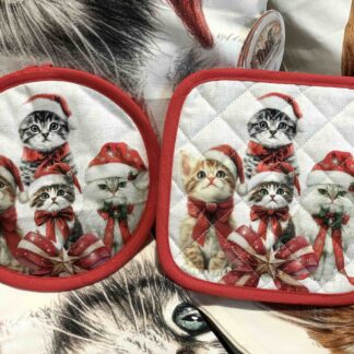 SET 2 PRESINE GATTI NATALE