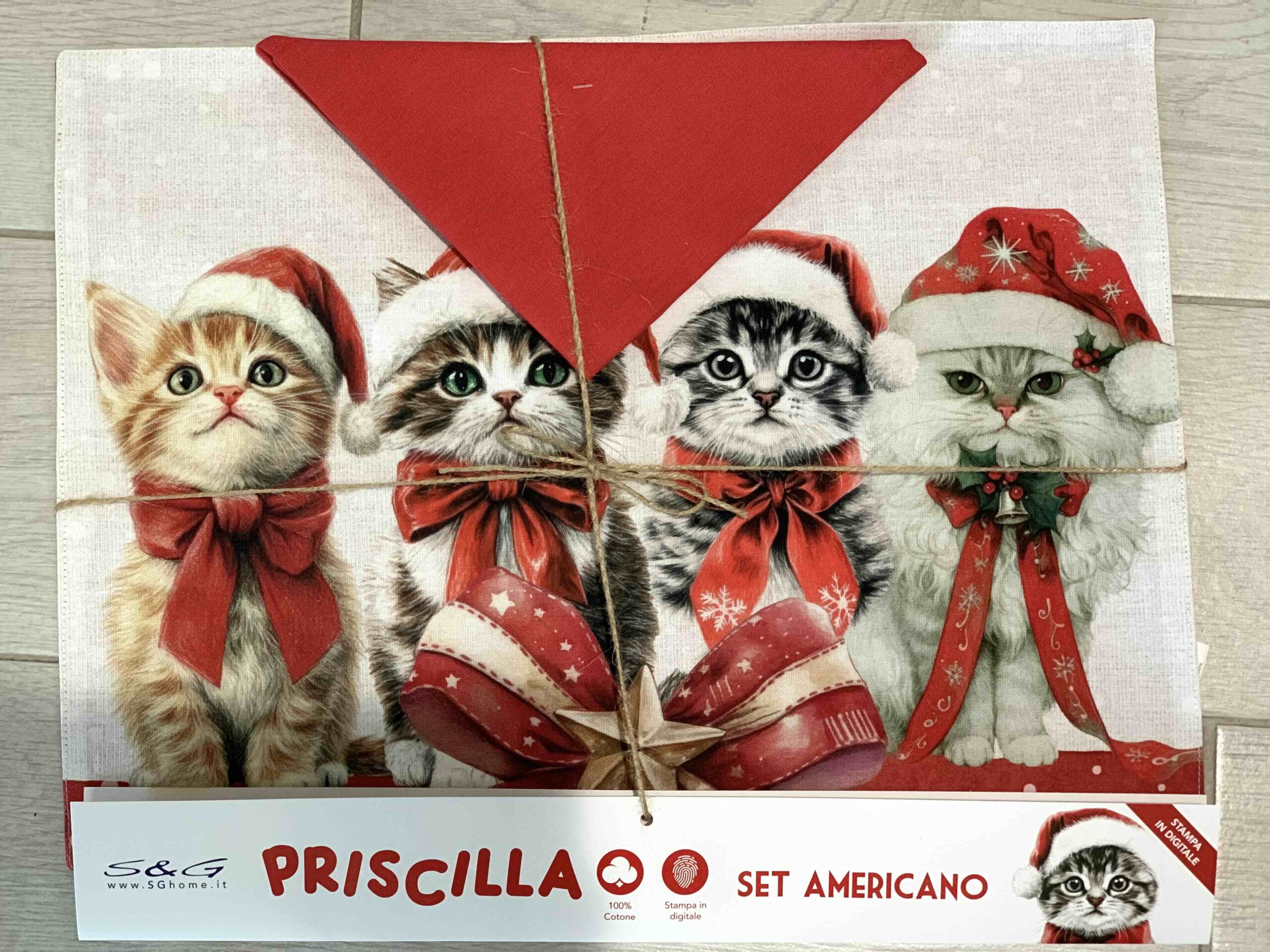 TOVAGLIETTA AMERICANA GATTI NATALE