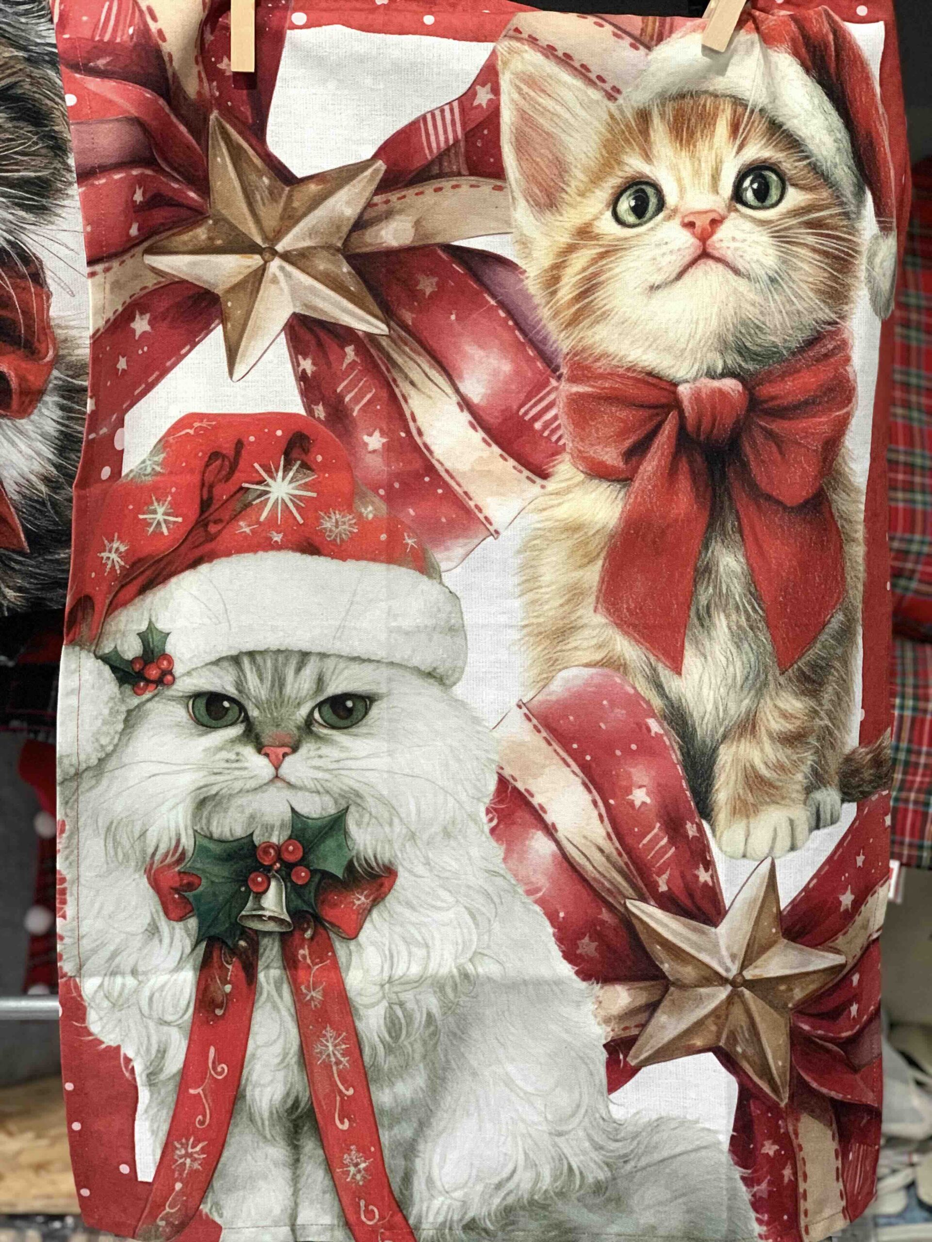 SET 2 CANOVACCI GATTI NATALE - immagine 3