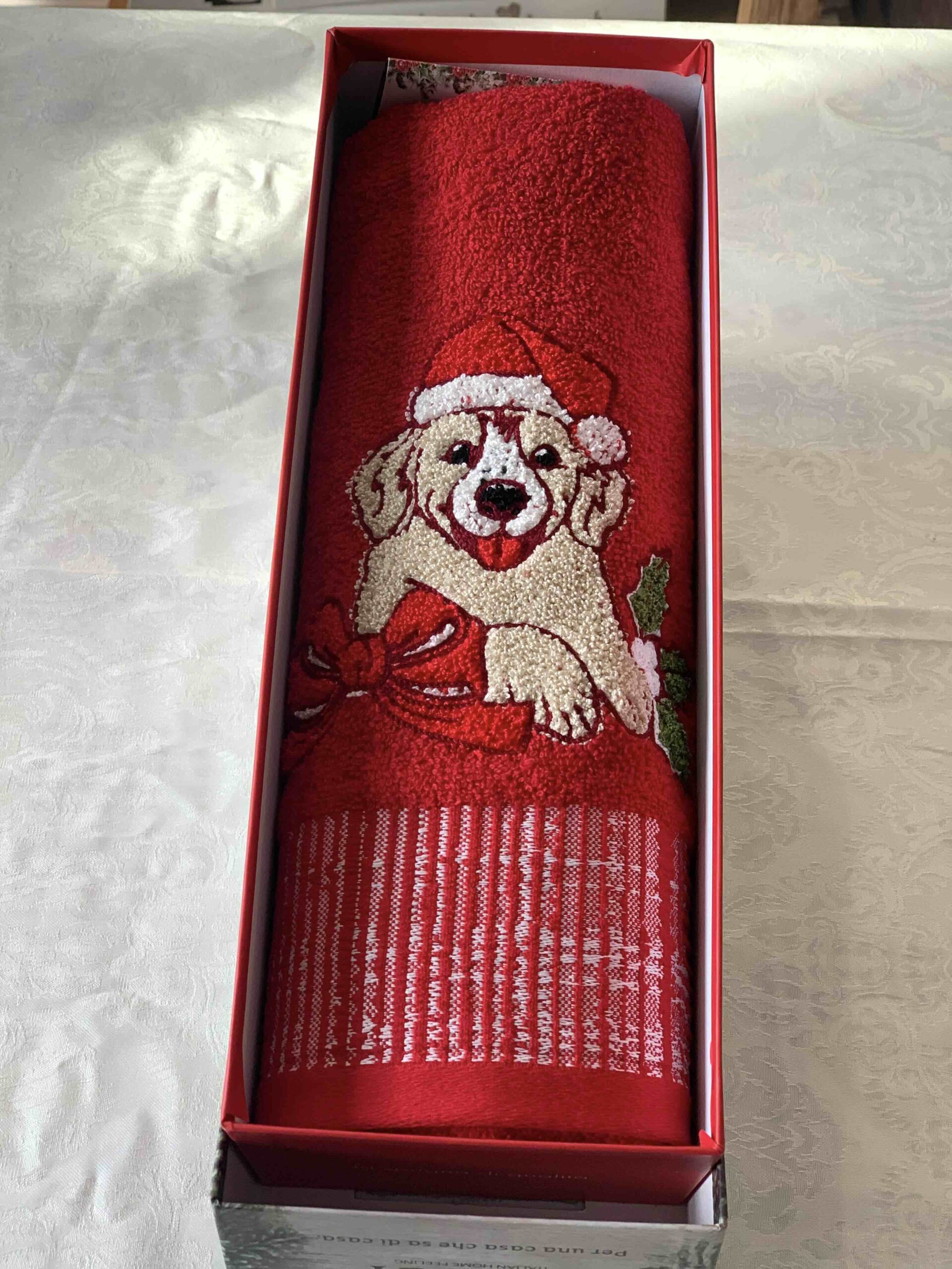 VINGI SET BAGNO CAGNOLINO NATALE - immagine 3