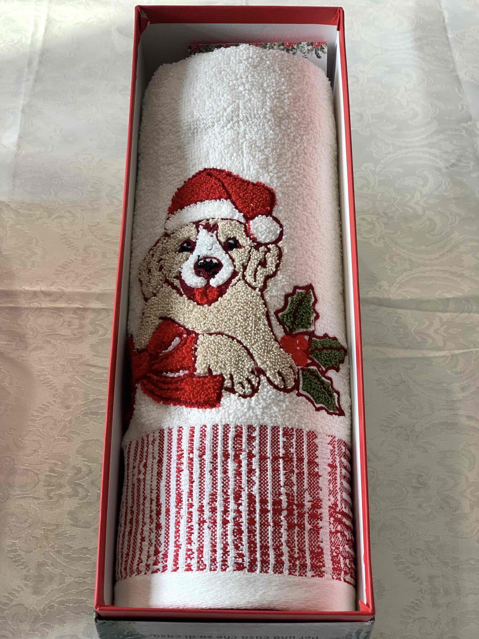 VINGI SET BAGNO CAGNOLINO NATALE - immagine 2