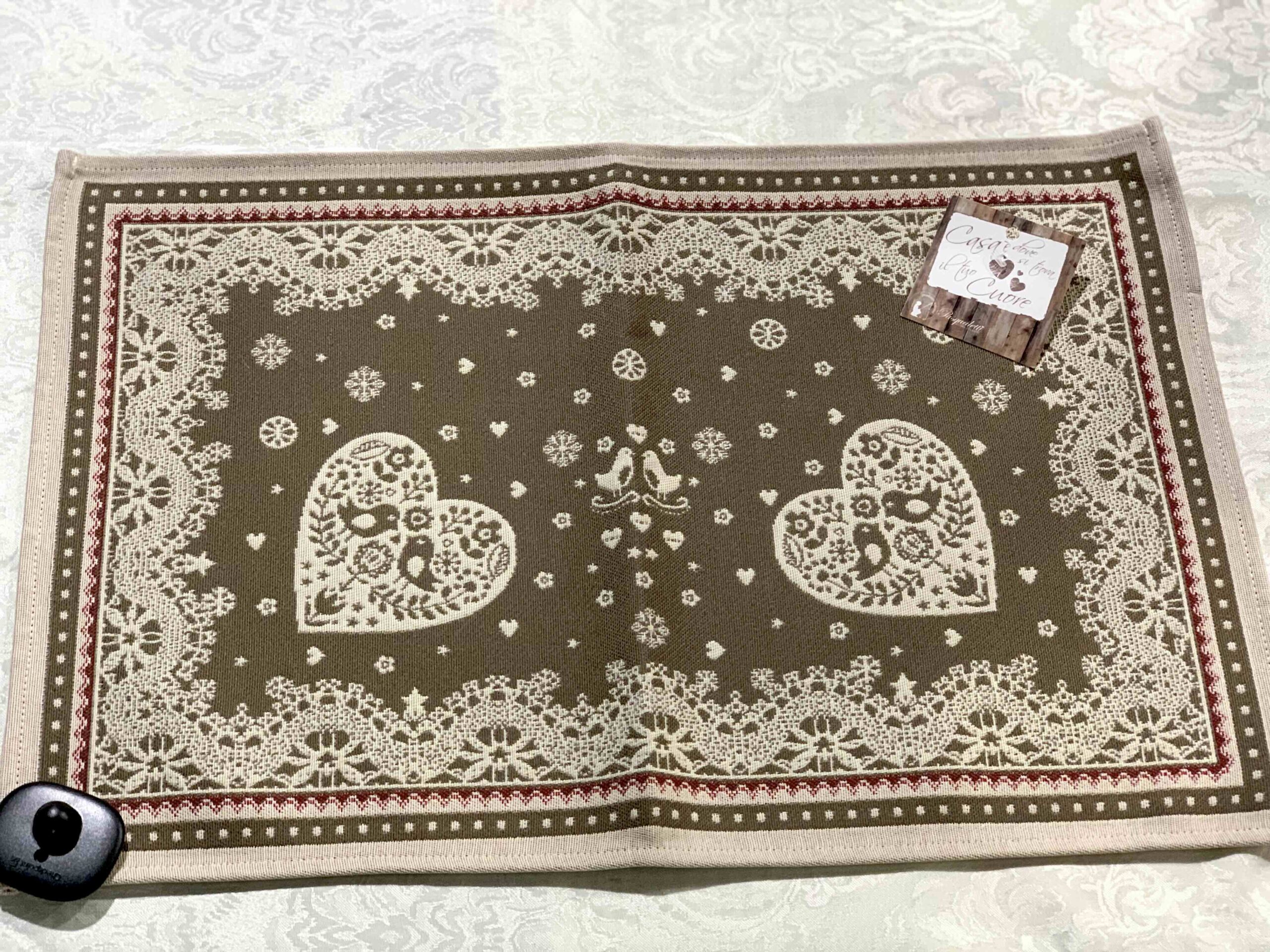 CENTRINO UCCELLINI BEIGE - immagine 2