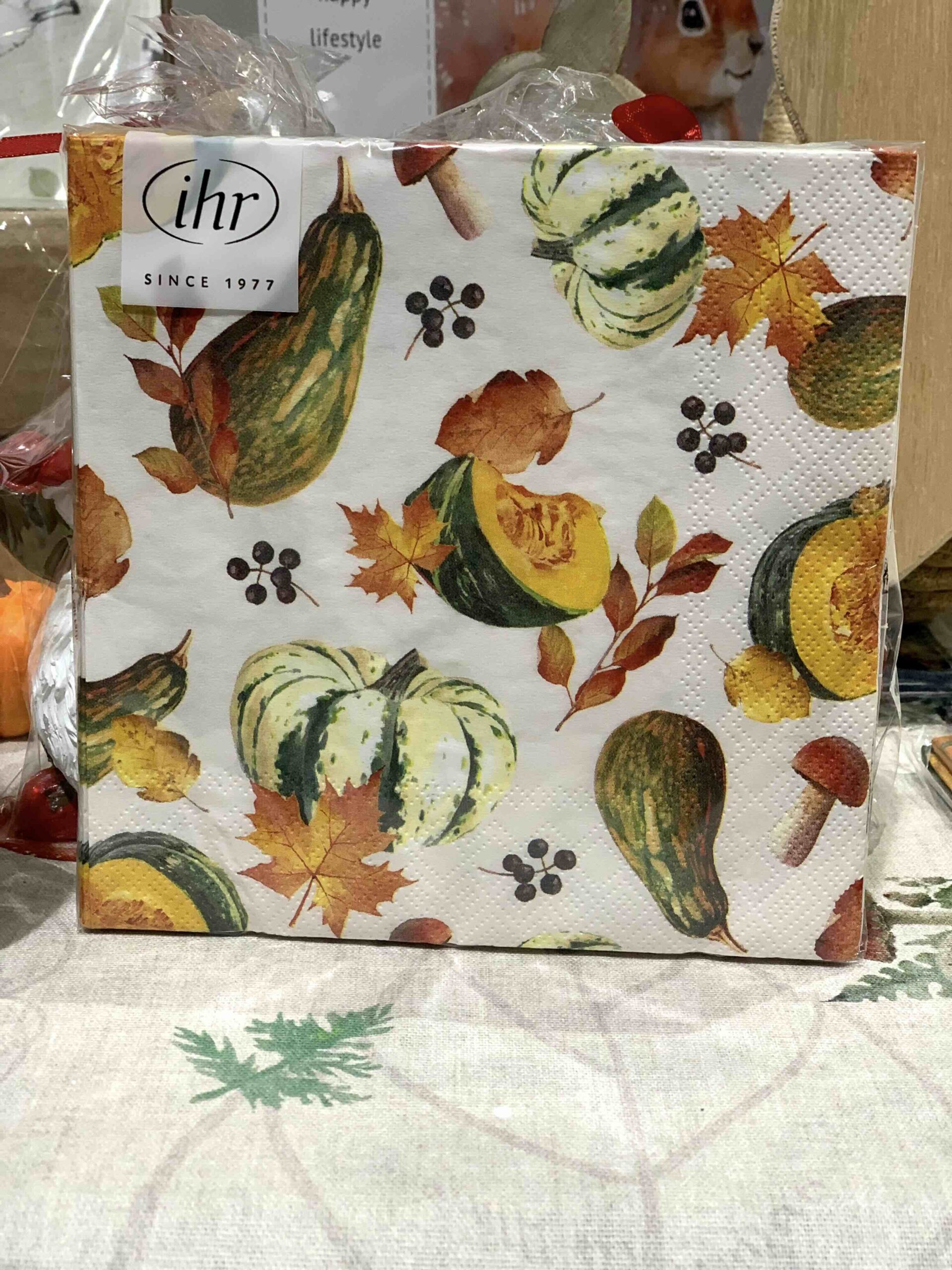 TOVAGLIOLI CARTA ZUCCHE AUTUNNO