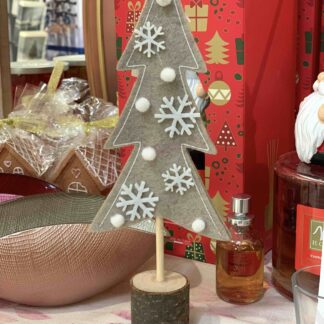 SEGNA POSTO DECORAZIONE ALBERO BEIGE