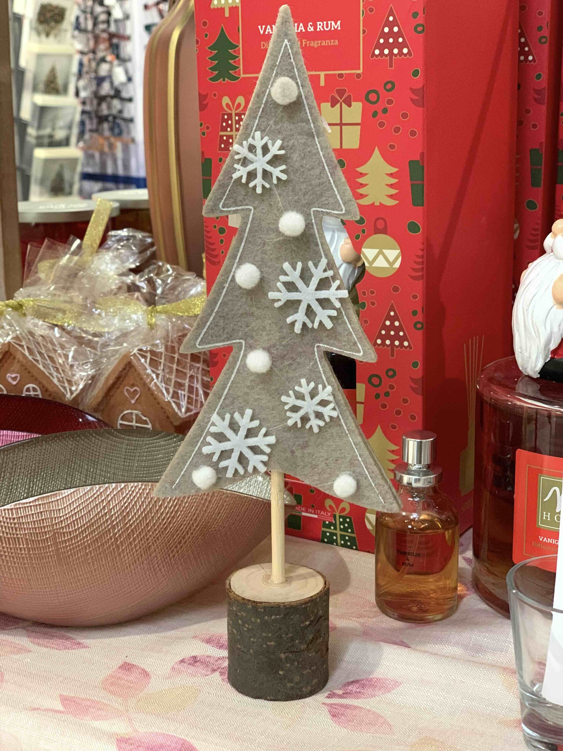 SEGNA POSTO DECORAZIONE ALBERO BEIGE