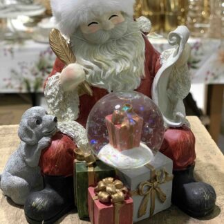 TONOSUTONO DECORAZIONE BABBO SEDUTO C\NEVINO