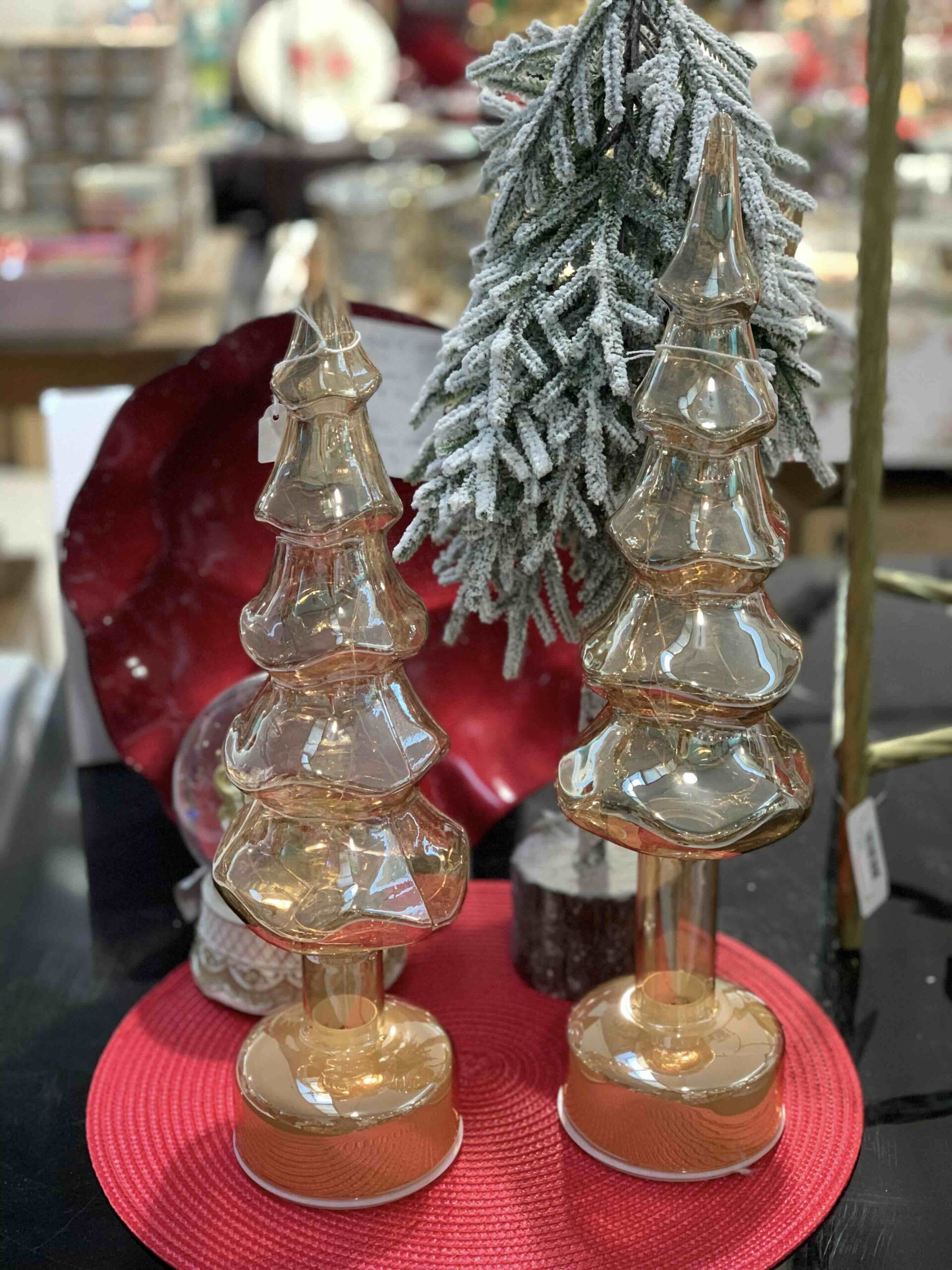 MASCAGNI ALBERO VETRO ORO LED