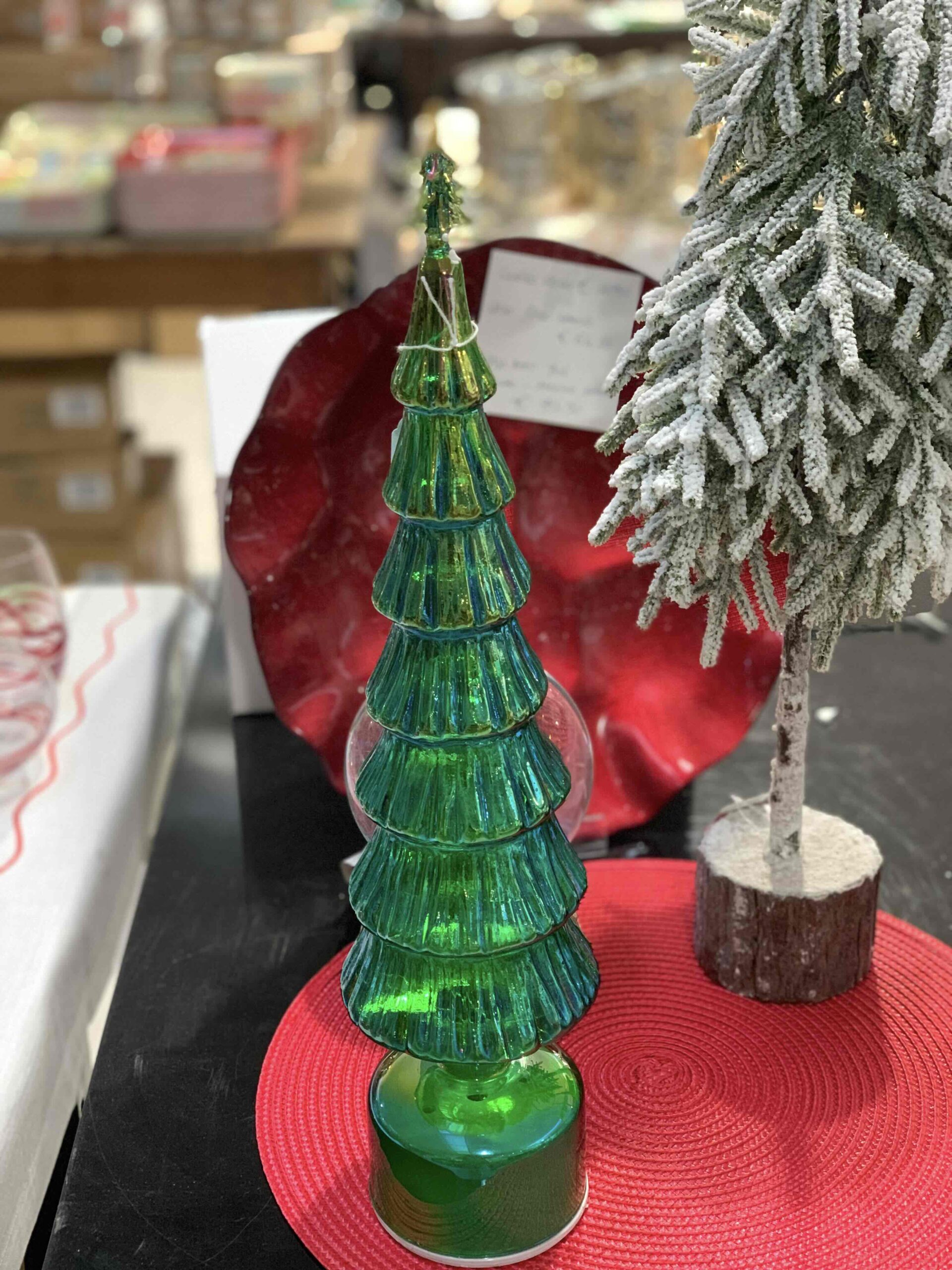 FANTIN ALBERO VETRO VERDE LED