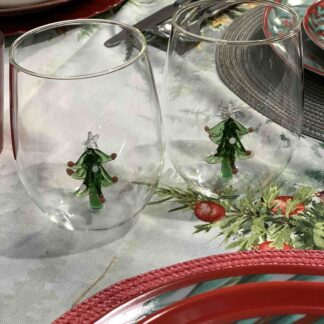 FANTIN SET 2 BICCHIERI ALBERO