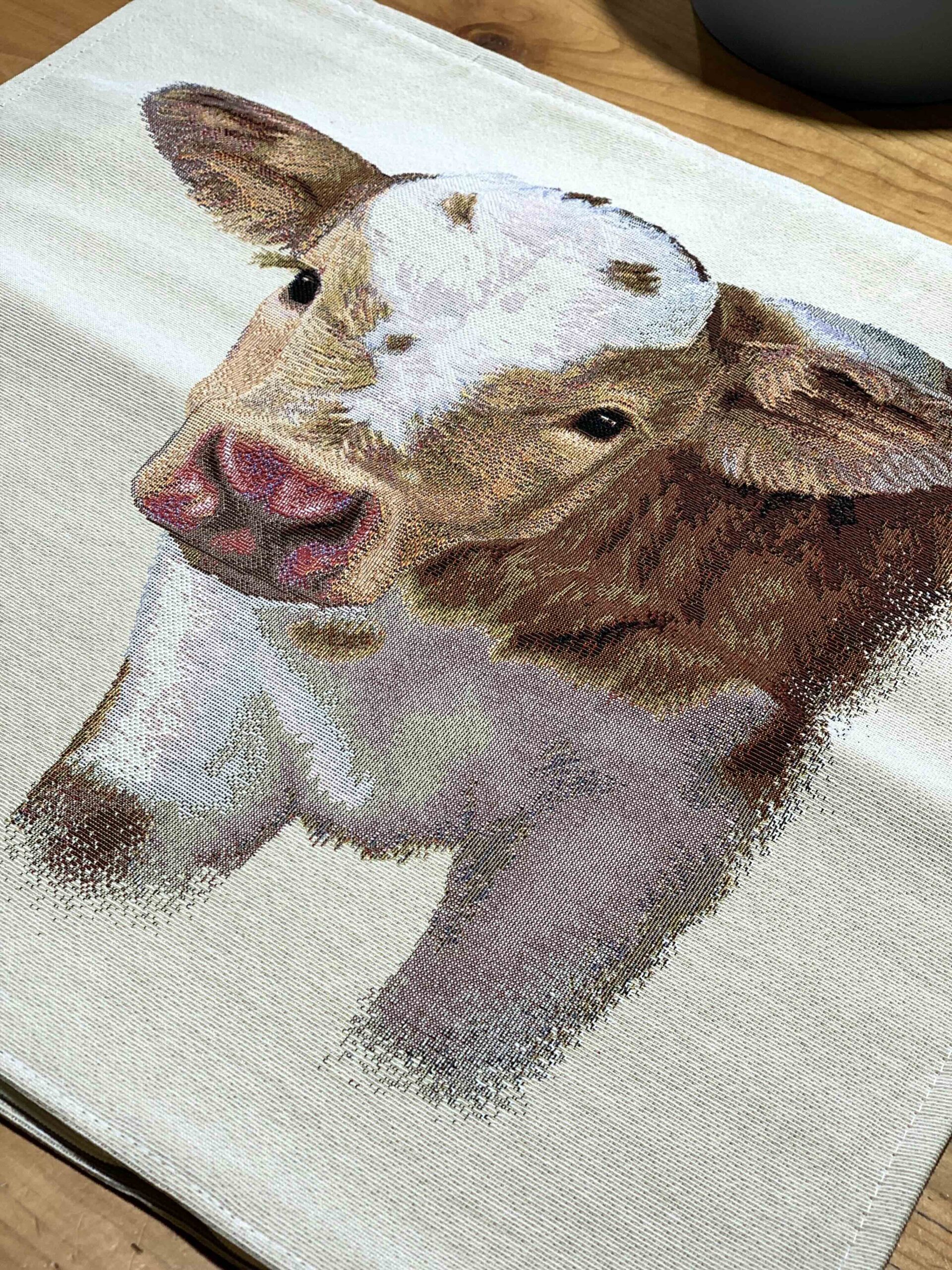 CUSCINO ARREDO MUCCA