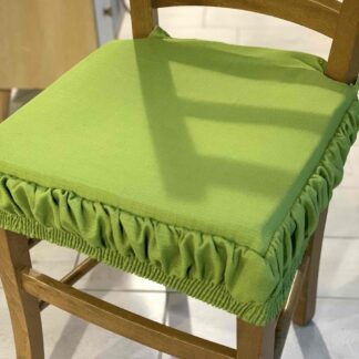 CUSCINO FORMA SEDIA SFODERABILE C\ELASTICO DALIAN VERDE LIME
