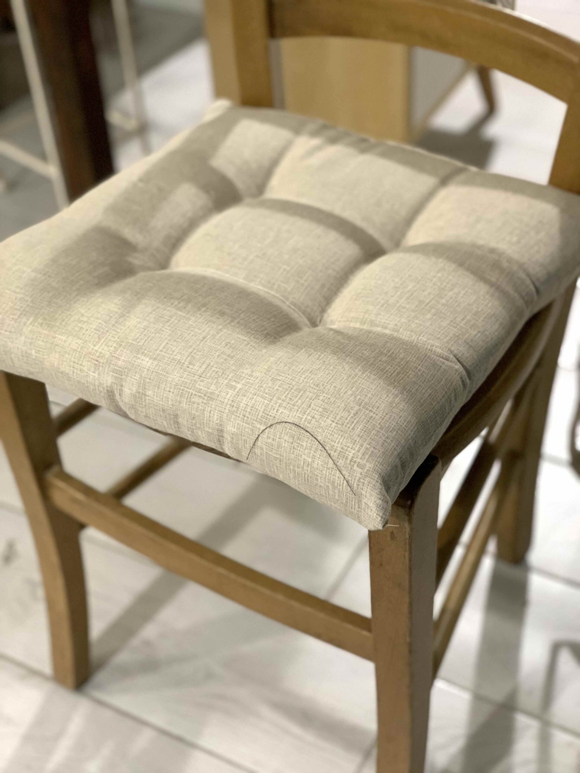 CUSCINO SEDIA TRAPUNTATO YOKO BEIGE