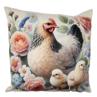 CLAYRE & EEF CUSCINO ARREDO GALLINA PULCINI