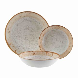 SERVIZIO TAVOLA 18 PEZZI GRANELLI PROVENZA