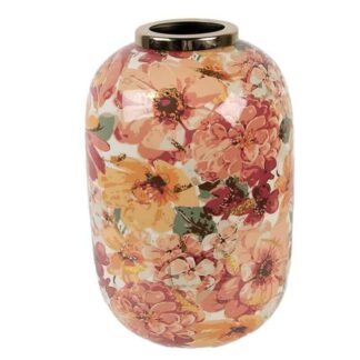 CLAYRE & EEF VASO ARANCIONE FIORI