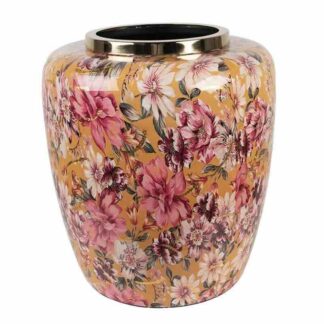 CLAYRE & EEF VASO GIALLO FIORI