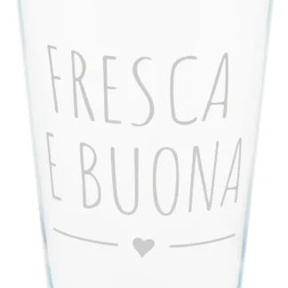 BICCHIERE FRESCA E BUONA NUVOLE DI STOFFA