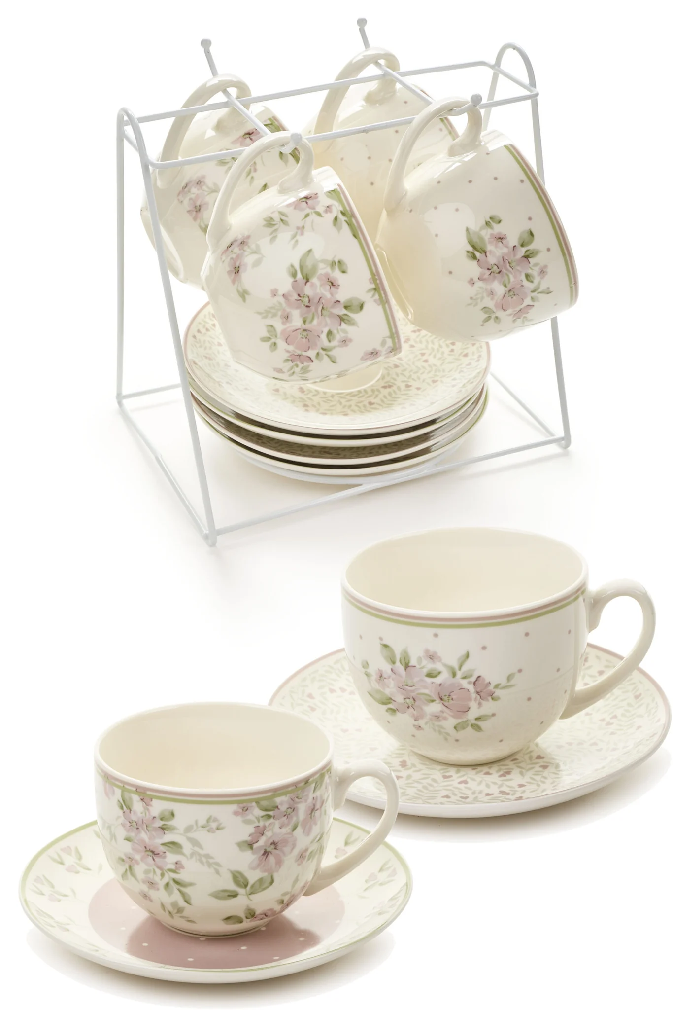 SET 4 TAZZE NUVOLE DI STOFFA