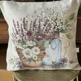 VINGI CUSCINO ARREDO PROVENZA LAVANDA MARGHERITE